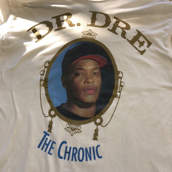 Dr, Dre White T shirt Large The Chronic - Picture 3 of 5